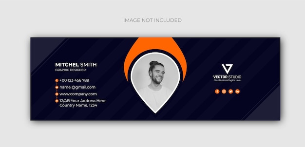 Creative Email Signature Template Design