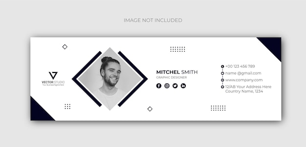 Creative Email Signature Template Design