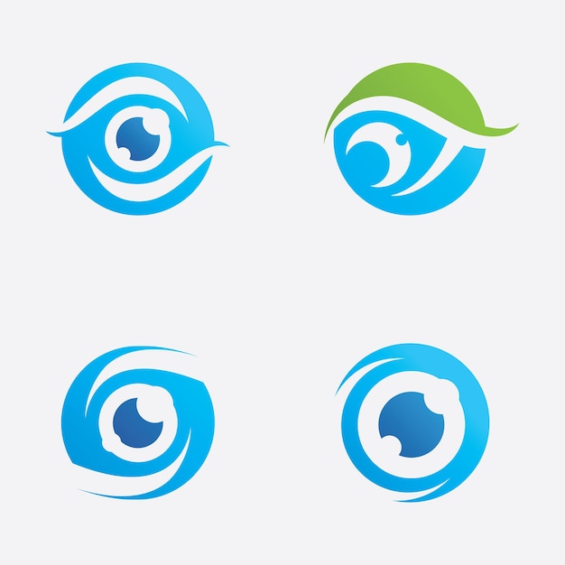 Шаблон оформления логотипа Creative Eye Care