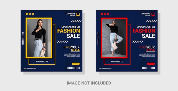 Creative Fashion Instagram Post Template