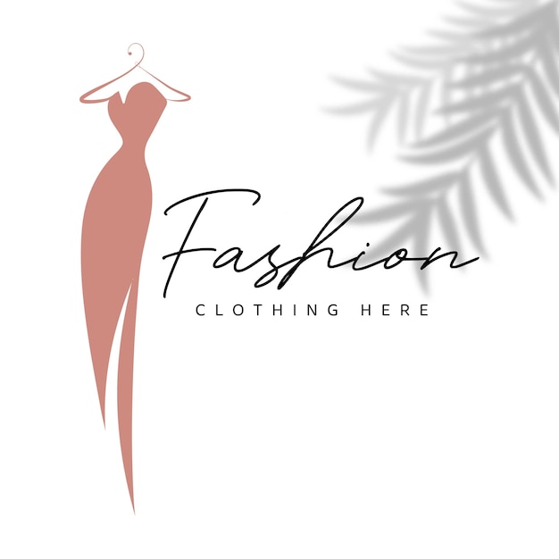 Vector creative fashion logo illustration vector