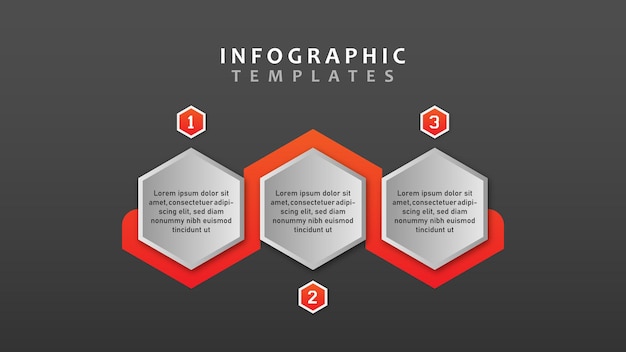 Vector creative flat business infographic vector template design