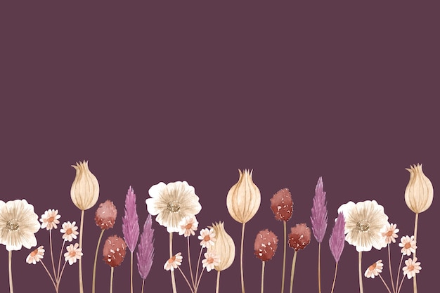 Vector creative floral background with empty space