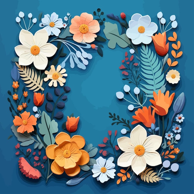 Vector creative floral layout floral pattern