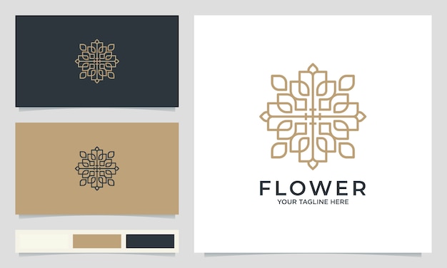 Creative flower logo designs, for salons, spa, weddings and other beauty products