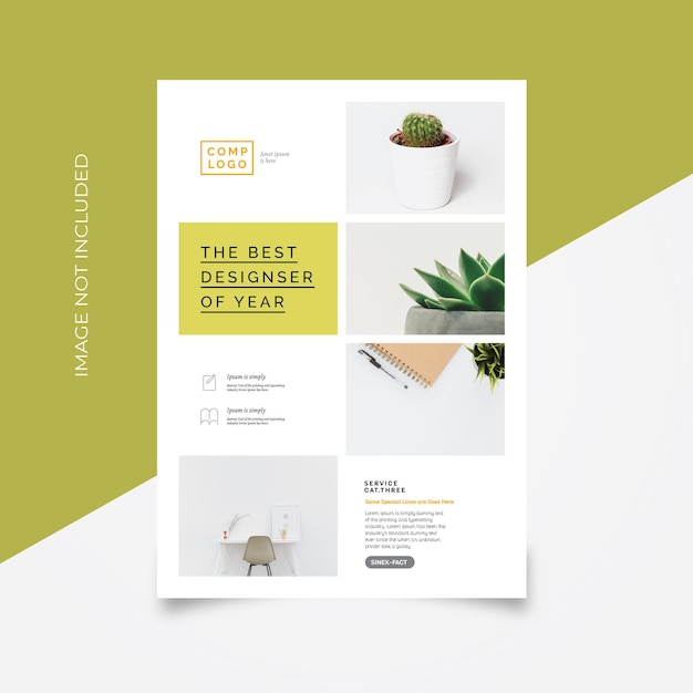 Vector creative flyer