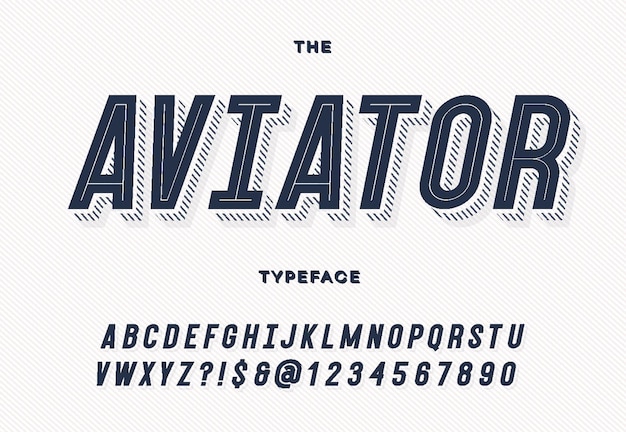 Creative font design vector