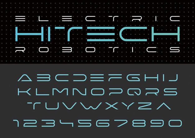 Vector creative font design vector