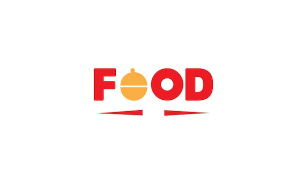 Vector creative food logo design