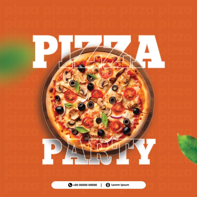 Creative Food Social Media Post Design