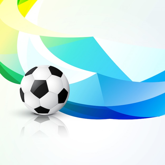 Vector creative football abstract design