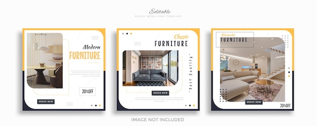 Creative Furniture social media post template