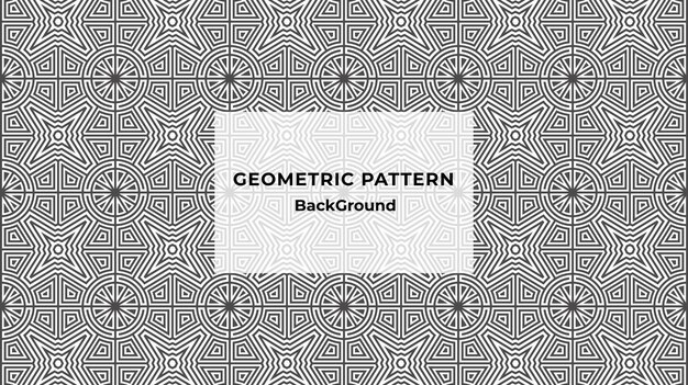 Creative geometric pattern background