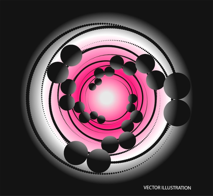 Vector creative geometric shapes 3d vector volume shapes consisting of points technology style