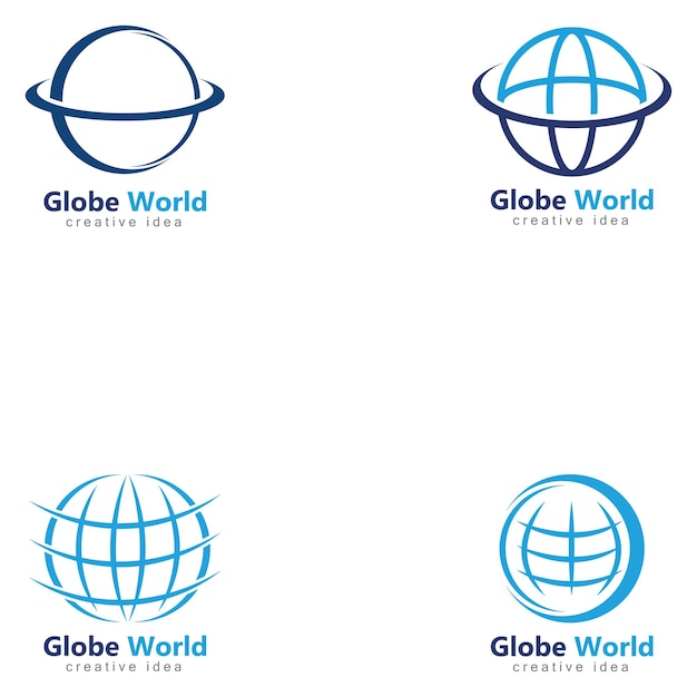 Globe Grid Logo 1197987 PNG