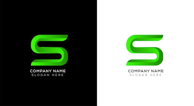 Creative gradient letter a logo design template