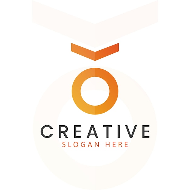 Creative gradient logo design