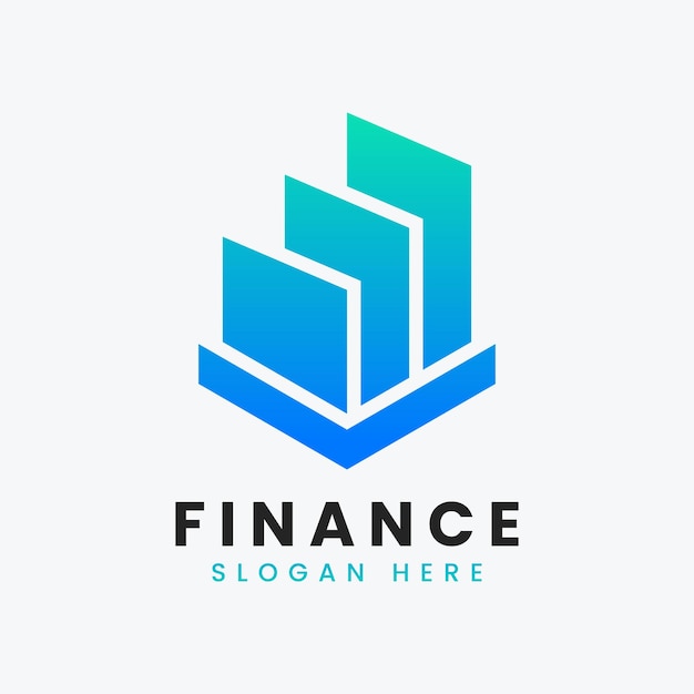 Vector creative growth data finance modern accounting logo design