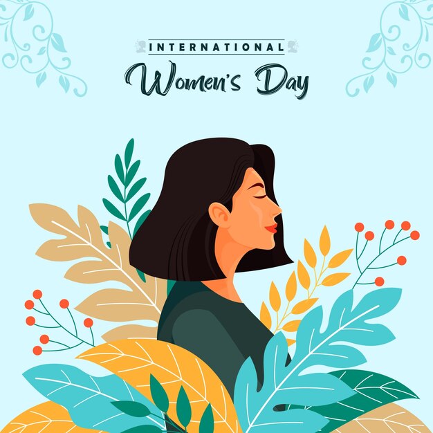 Creative happy womens day event background