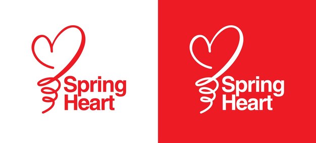 Creative Heart Spring Logo Design