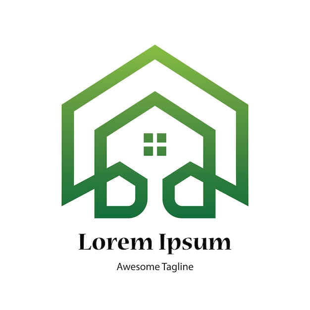 creative home logo design vector file