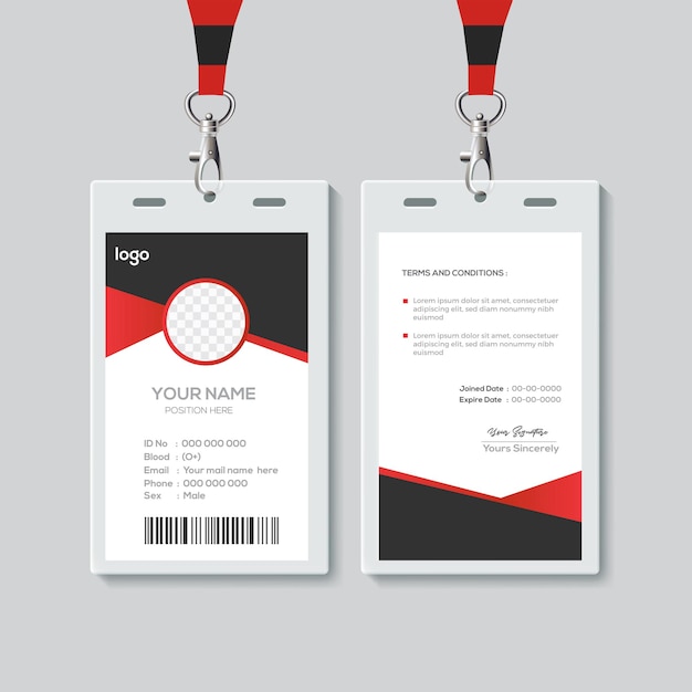 Creative id card design