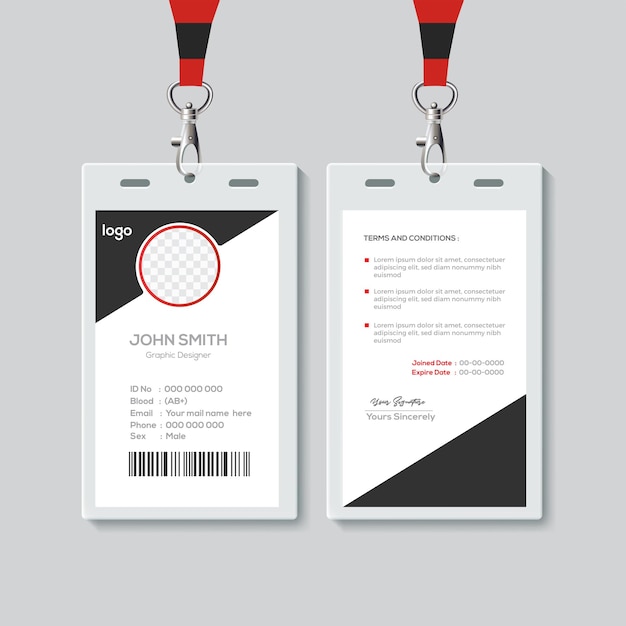 Creative id card design