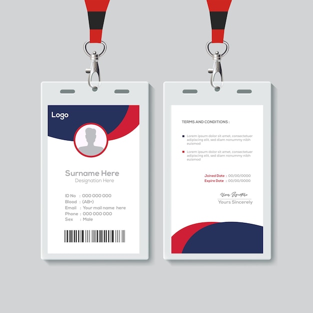 Creative id card design