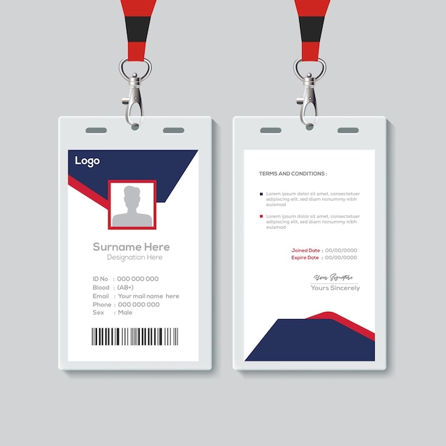 Creative id card design