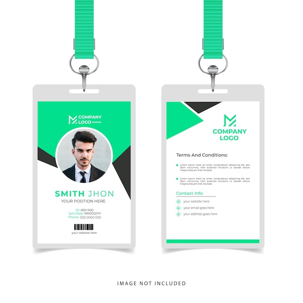 creative id cards template