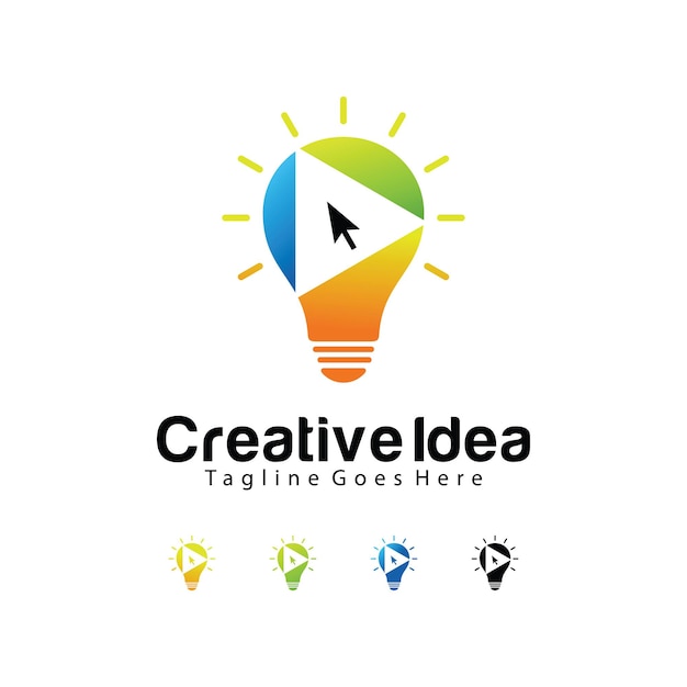 Modello di progettazione del logo idea creativa