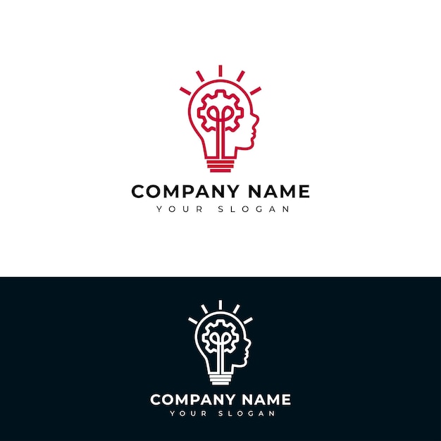 Creative idea logo vector design