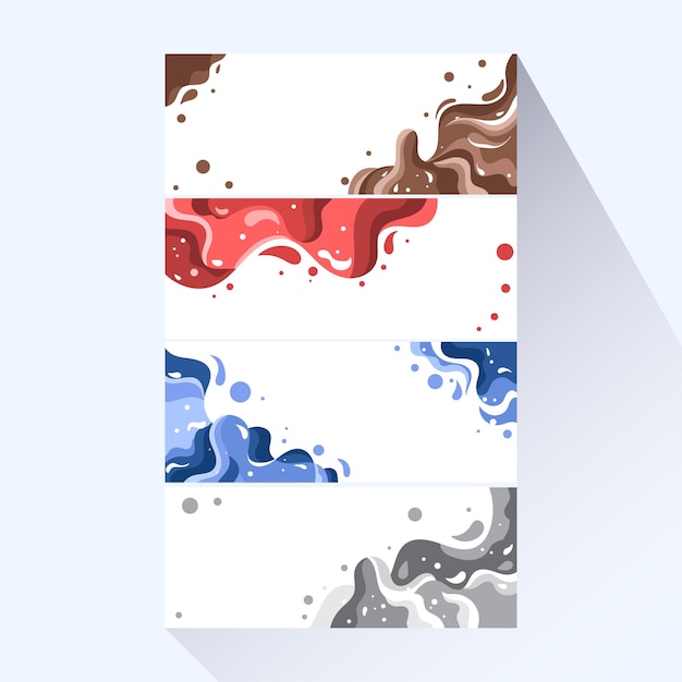 creative illustration milk banner