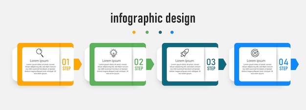 Креативный инфографический элемент дизайна шаблона