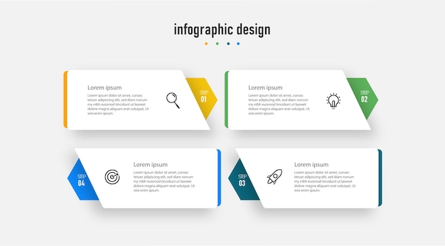 Creative infographic design template