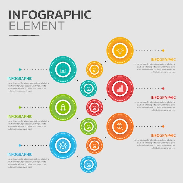 Creative infographic design template