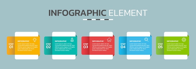 Vector creative infographic design template
