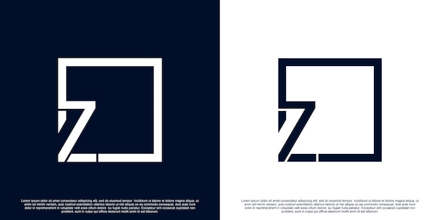 Creative initial letter z logo design with unique concept premium vector part 2