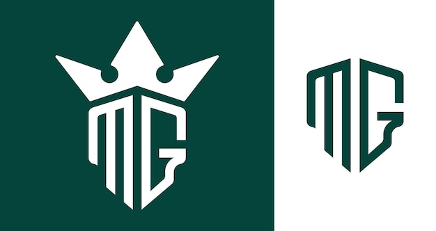 Креативные начальные буквы MG Logo Designs