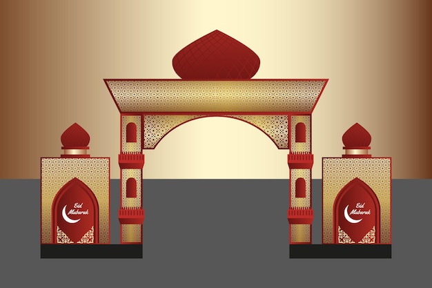 Creative islamic event eid gate design