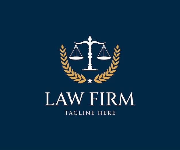 Creative law firm logo template