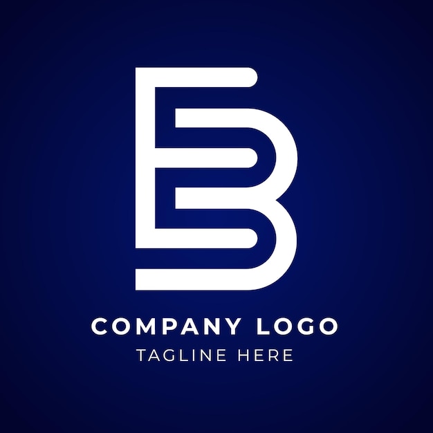 Premium Vector | Creative letter eb monogram logo design icon template