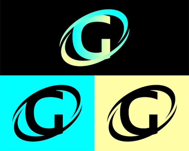 Vector creative letter g logo design template