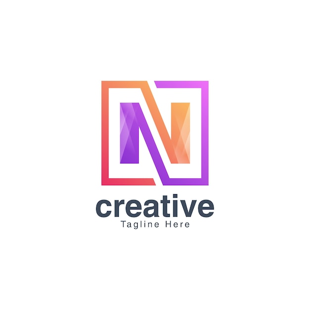 Creative Letter N Logo Design