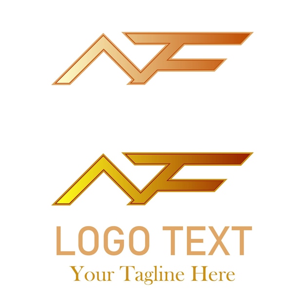 Vector creative letter ntf logo design vector concept