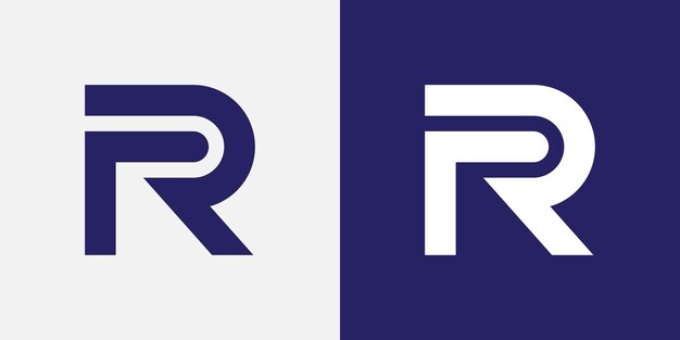 Creative Letter R Logo design vector template Alphabet