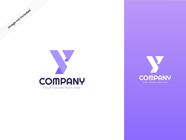 A creative Letter YY alphabet logo design template