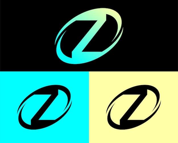 Vector creative letter z logo design template