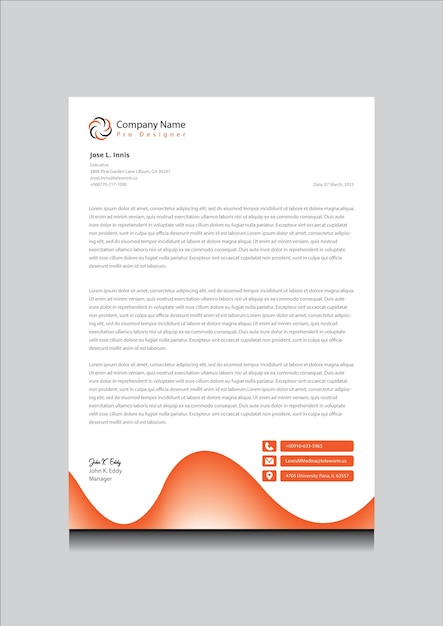 Creative Letterhead Design