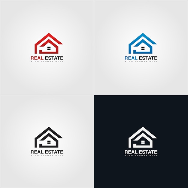 Креативный дизайн логотипа для недвижимости